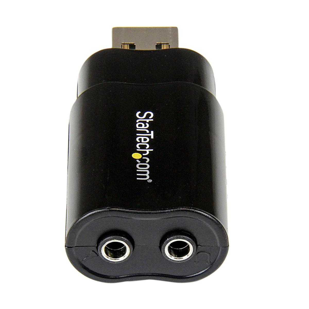 USB 2.0 To Audio Adapter - Black