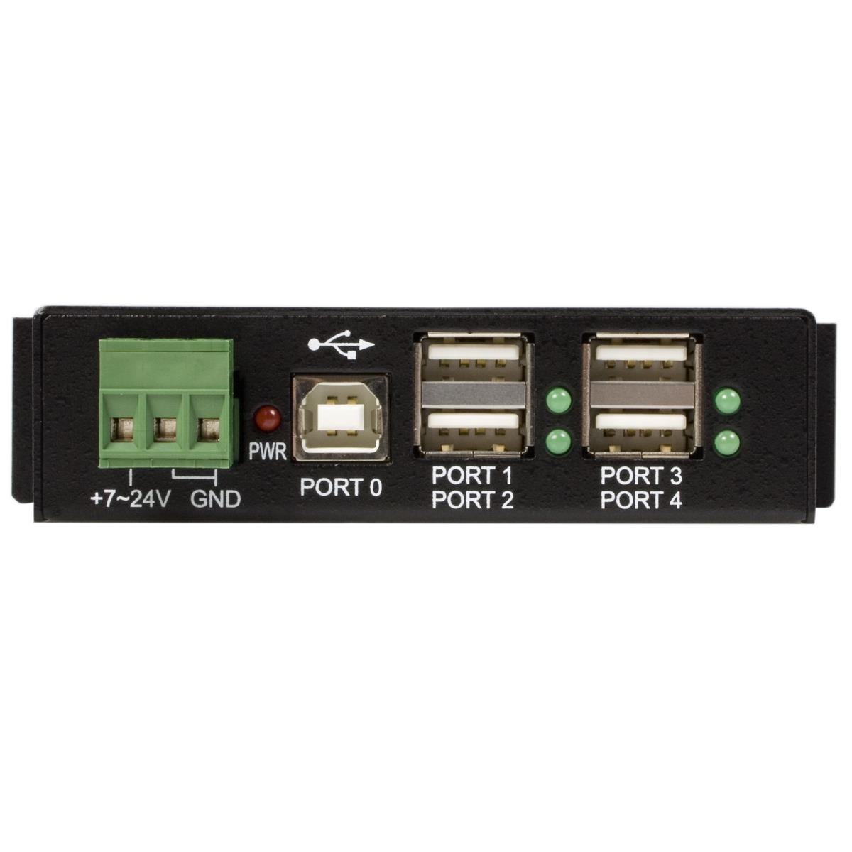 Mountable 4 Port Rugged Industrial USB Hub