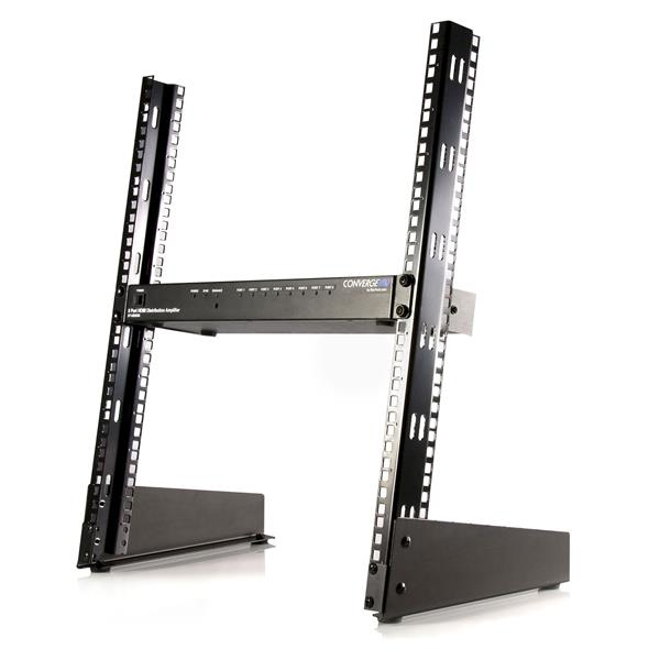 Desktop Open Frame 2 Post Rack 12u 19in