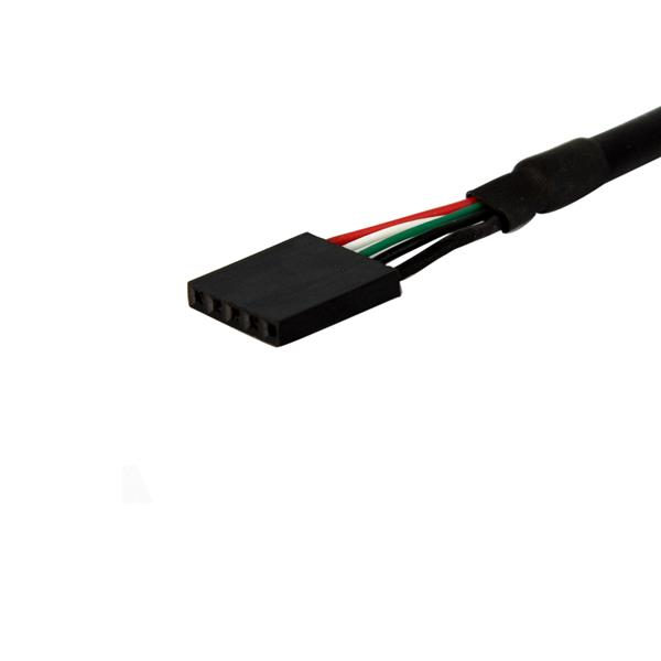 USB 2.0 Panel Mount A To Motherboard Header Cable - F/f 30cm