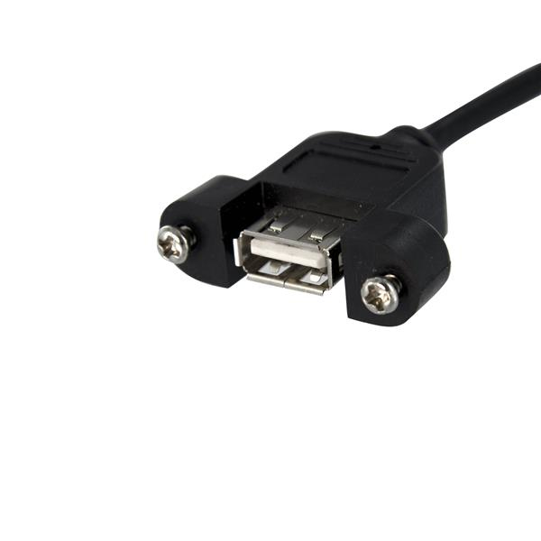 USB 2.0 Panel Mount A To Motherboard Header Cable - F/f 30cm