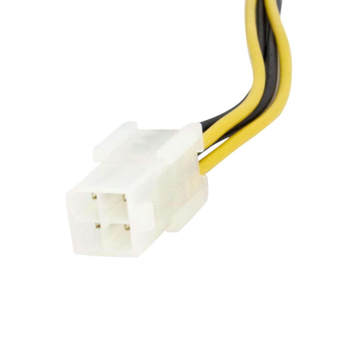 Cable Adapter 6in 4 Pin To 8 Pin Eps Power With Low Profile4 F/m