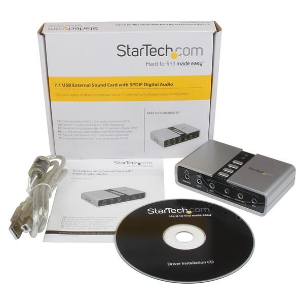 Audio Adapter External Sound Card 7.1 USB