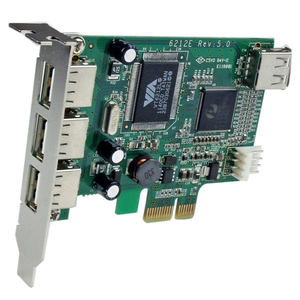 Pci-e High Speed USB Card 4 Port  Low Profile