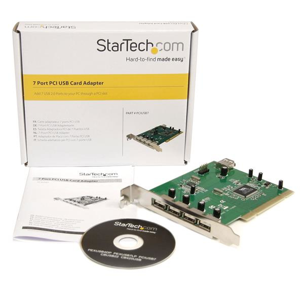 PCI USB Card Adapter 7 Port