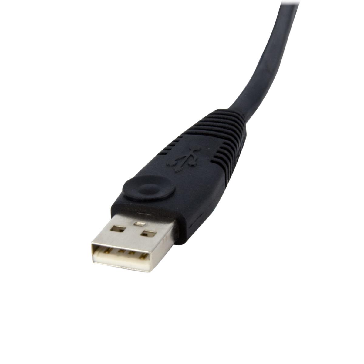 Cable For KVM DVI-d W/ Audio & Microphone USB Dual Link 4-in-1 2m