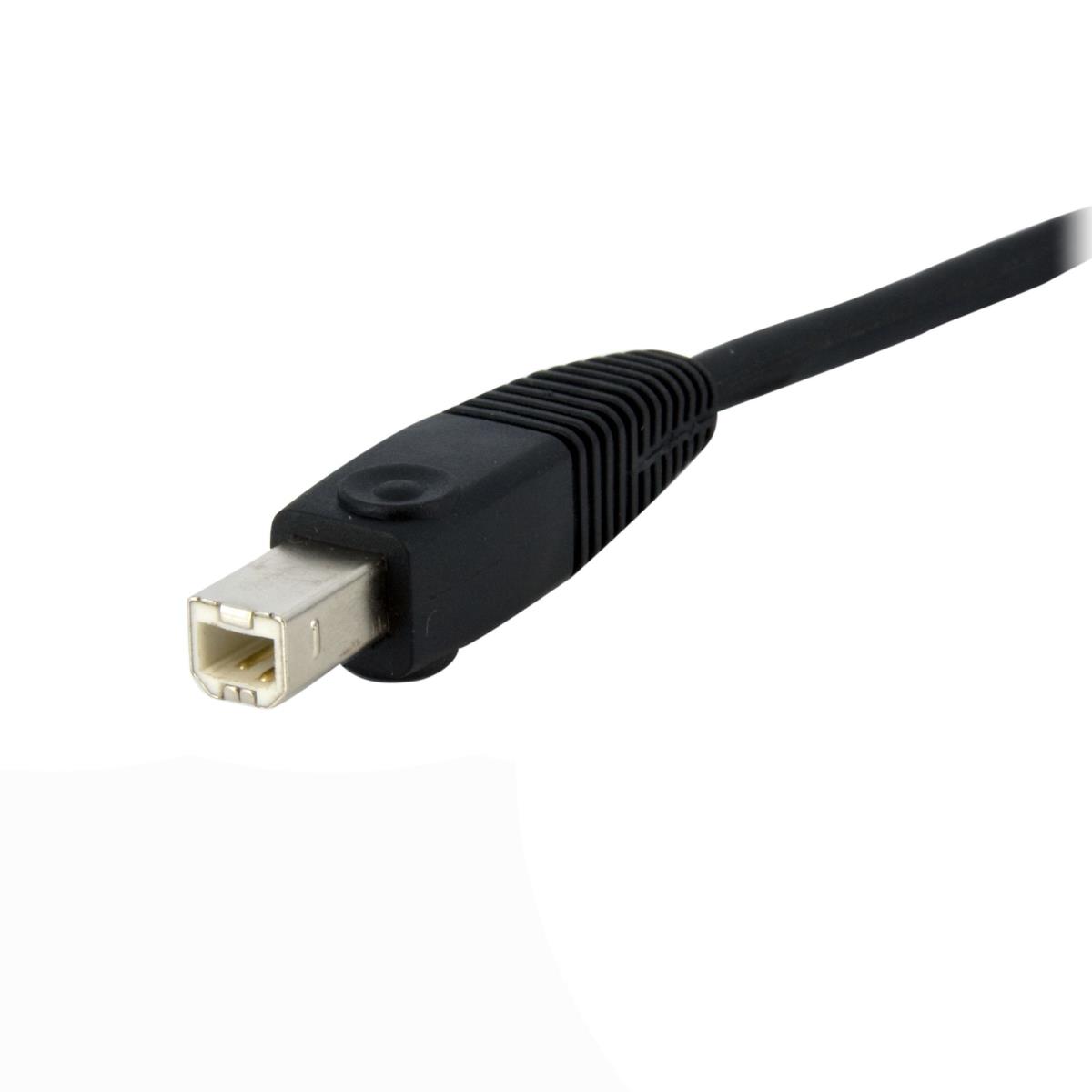 Cable For KVM DVI-d W/ Audio & Microphone USB Dual Link 4-in-1 2m