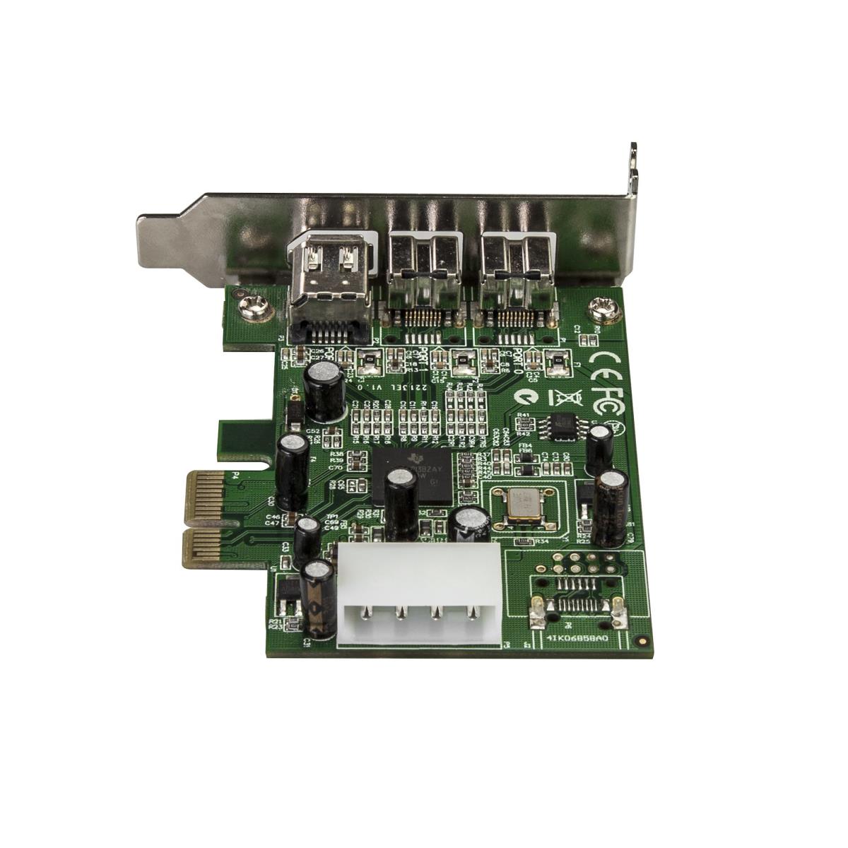 Firewire Card Adapter 3 Port 2b 1a Low Profile 1394 Pci-e