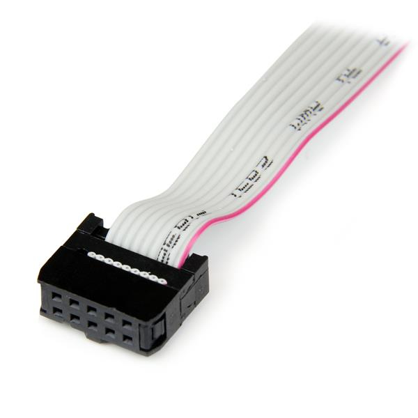 9 Pin Serial Male To 10 Pin Motherboard Header Slot Plate 16in