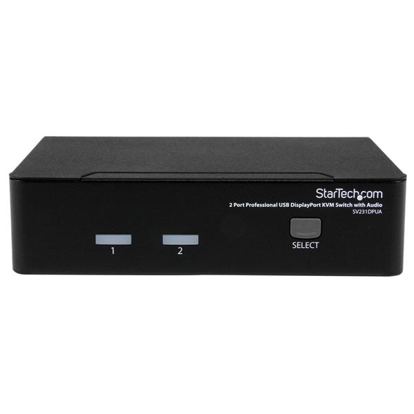KVM Switch Professional USB Display With Audio 2 Port