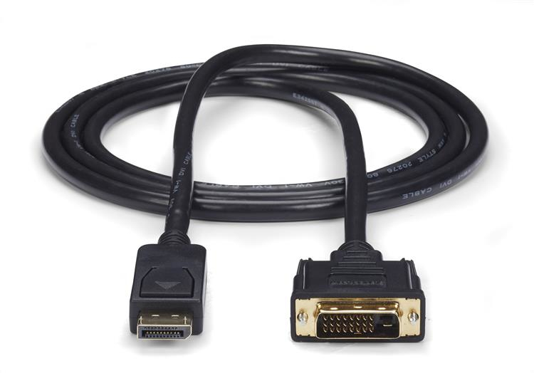 DisplayPort To DVI Cable M/m - 2m