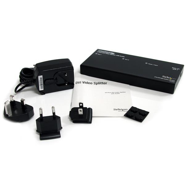 DVI Video Splitter With Audio 2port