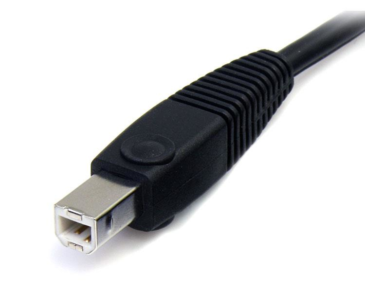 Cable For KVM DisplayPort 4-in-1 USB - Audio & Microphone