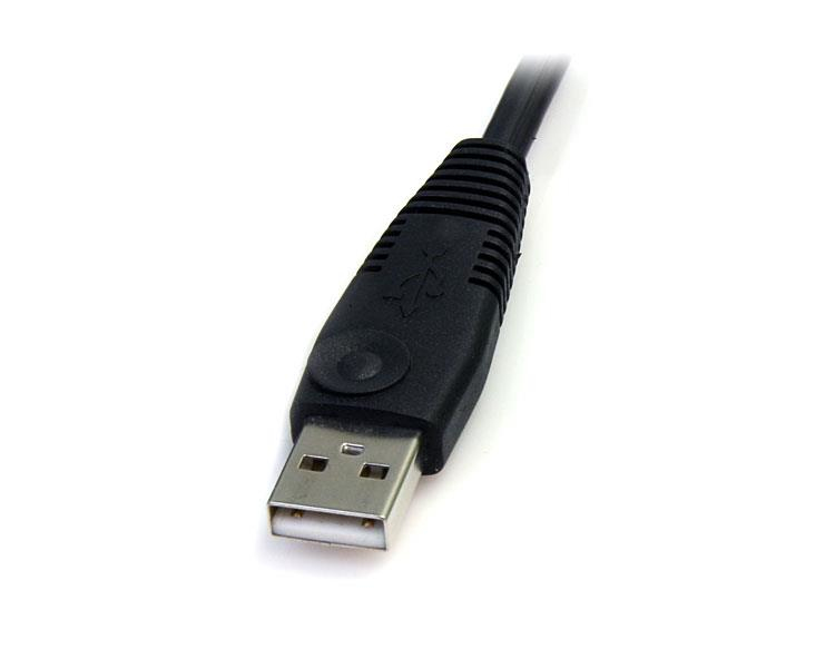 Cable For KVM DisplayPort 4-in-1 USB - Audio & Microphone