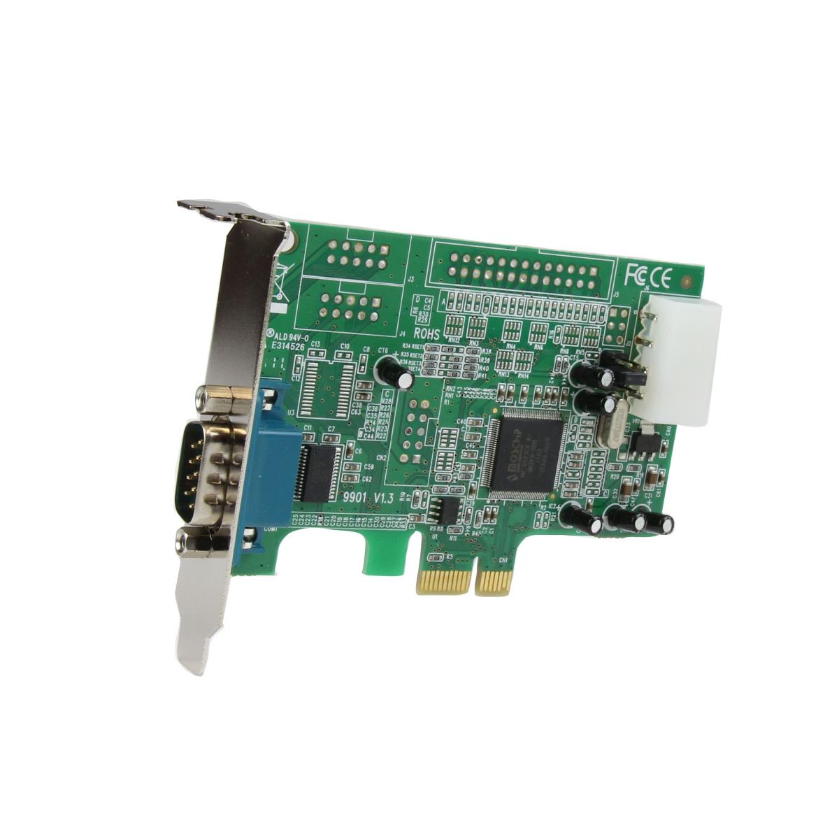 Pci-e Rs232 Serial Adapter Card 1 Port With 16550 Uart Low Profile