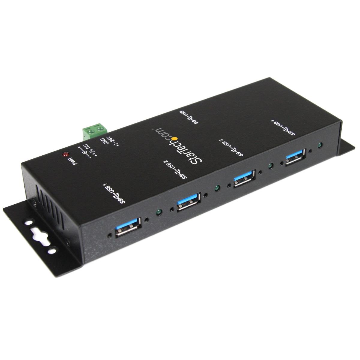 Mountable 4 Port Rugged Indstrl Superspeed USB3.0 Hub