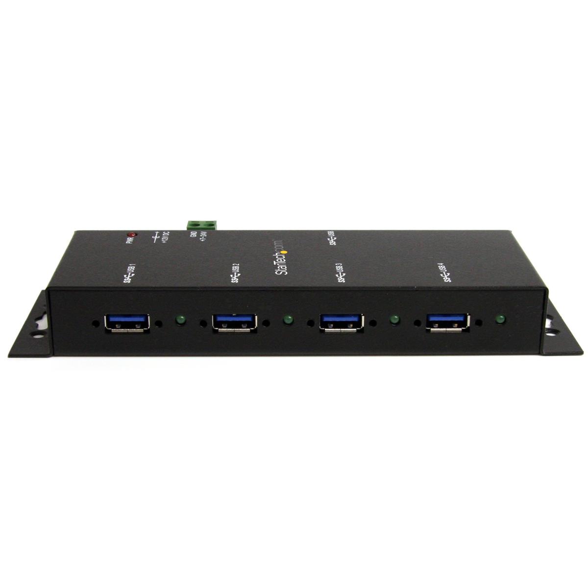 Mountable 4 Port Rugged Indstrl Superspeed USB3.0 Hub