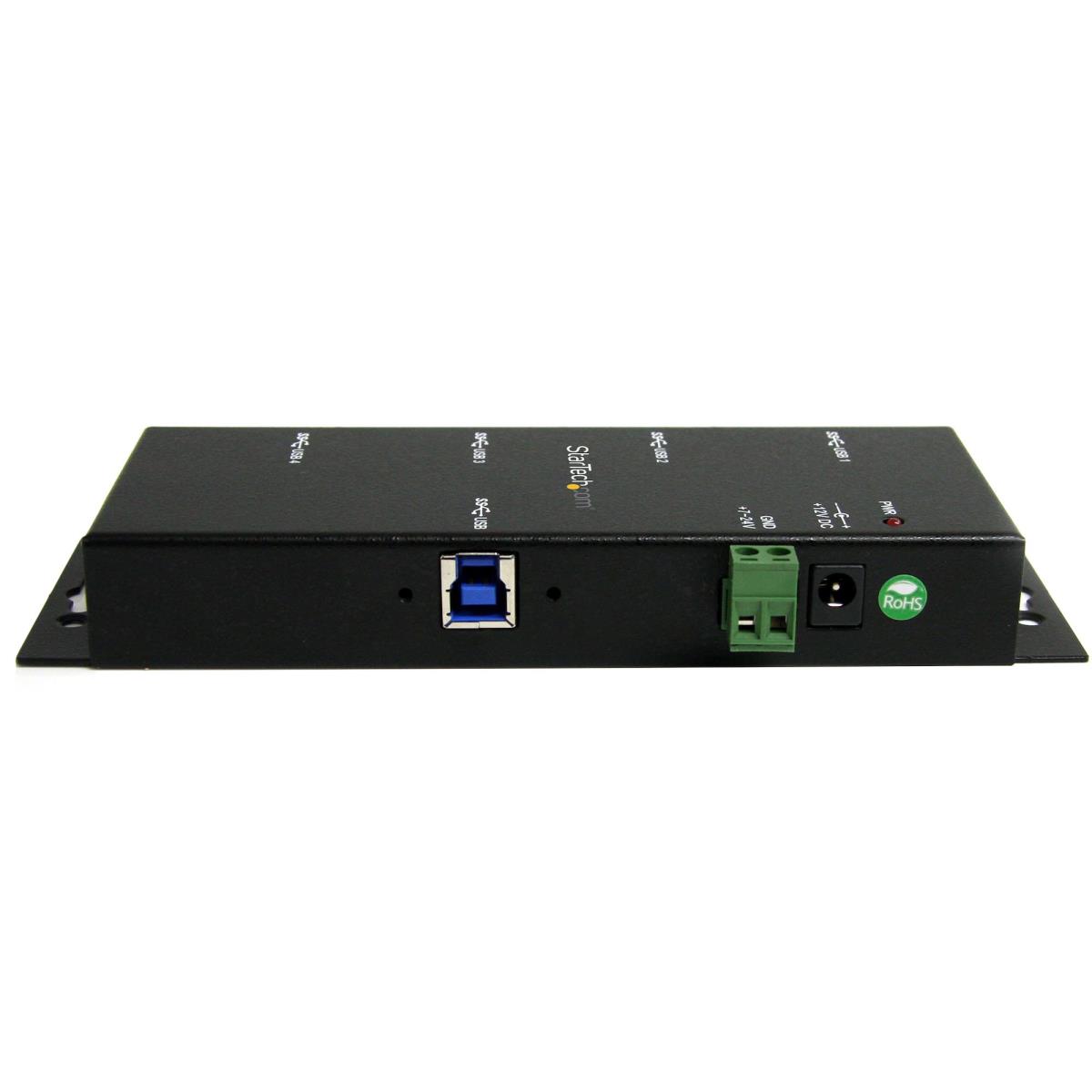 Mountable 4 Port Rugged Indstrl Superspeed USB3.0 Hub