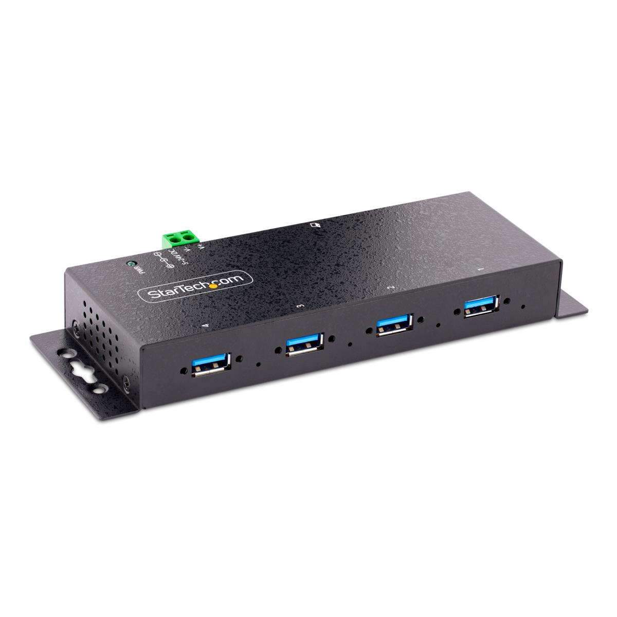 Mountable 4 Port Rugged Indstrl Superspeed USB3.0 Hub