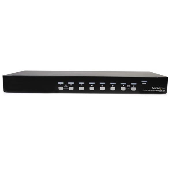 KVM Switch Rack Mount USB Vga / W Audio 8 Port