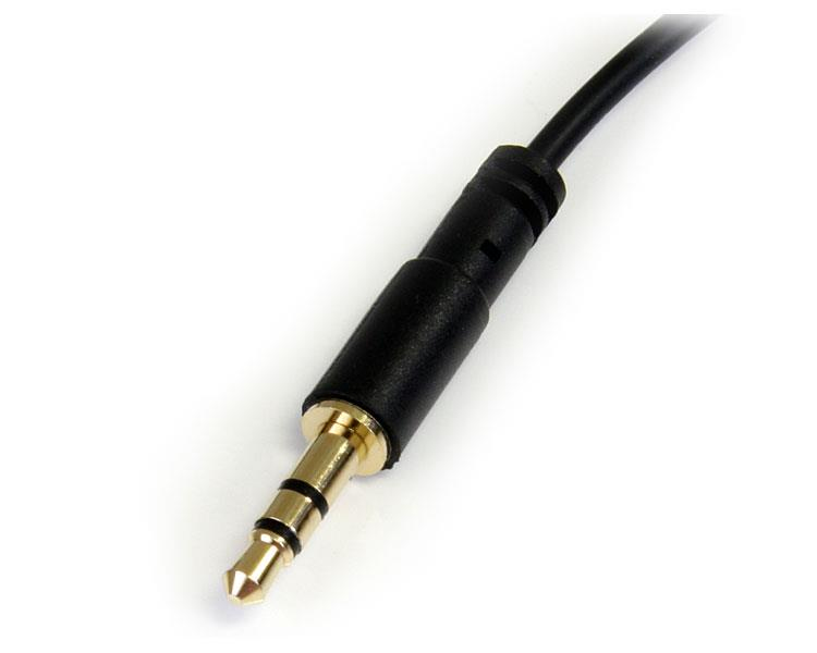 Audio Cable Slim 3.5mm To Right Angle Stereo - M/m 30cm