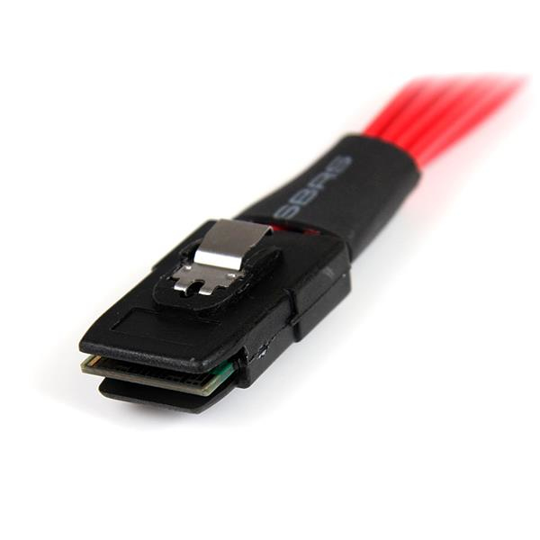 Serial Attached Scsi SAS Cable - Sff-8087 To 4x Latching SATA 50cm