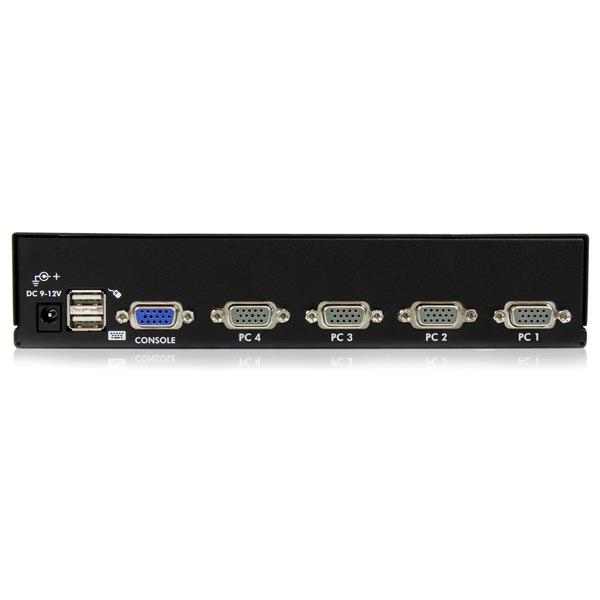 KVM Switch 4 Port 1u Rack Mount USB With Osd