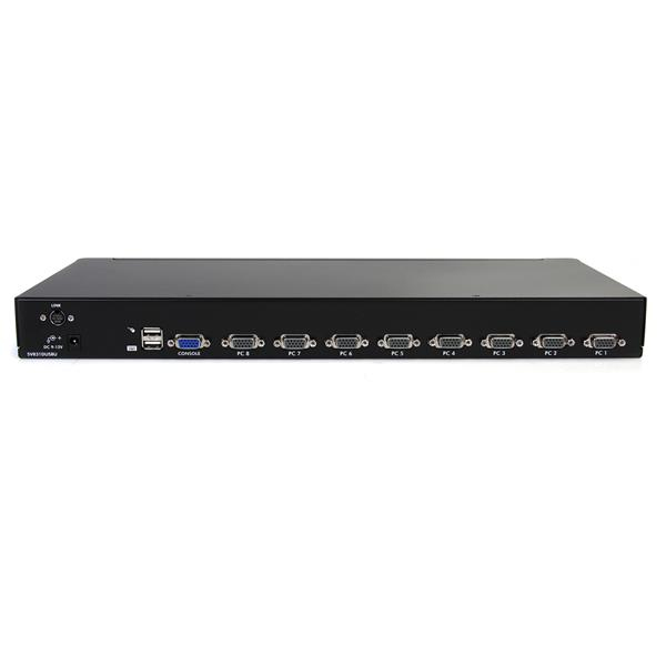KVM Switch 8 Port 1u Rack Mount USB With Osd