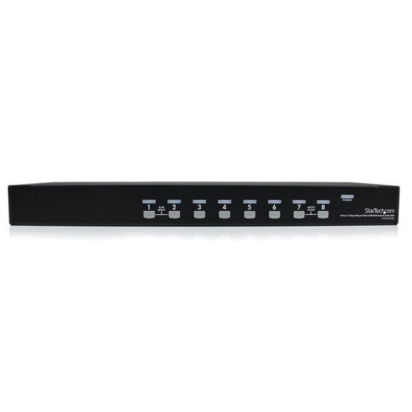 KVM Switch 8 Port 1u Rack Mount USB With Osd