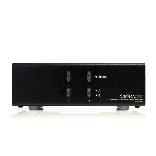 Vga Matrix Video Splitter With Audio 2x2