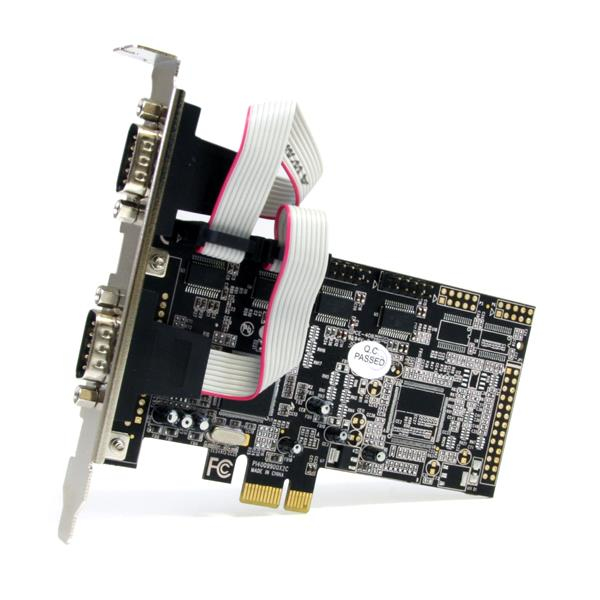Pci-e Rs232 Serial Adapter Card With 16550 Uart 4 Port