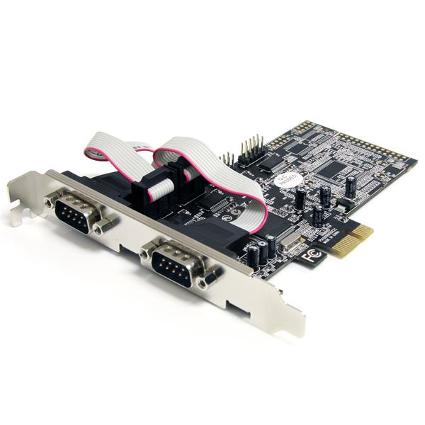 Pci-e Rs232 Serial Adapter Card With 16550 Uart 4 Port