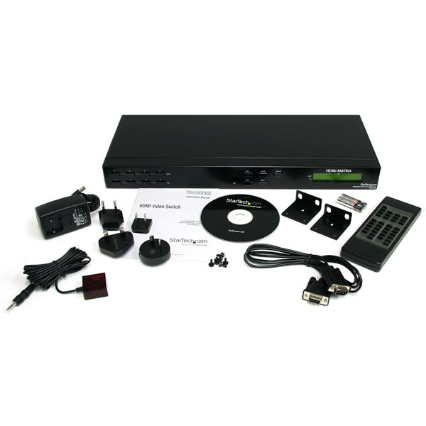 Hdmi Matrix Video Switch Splitter With Rs232 4x4