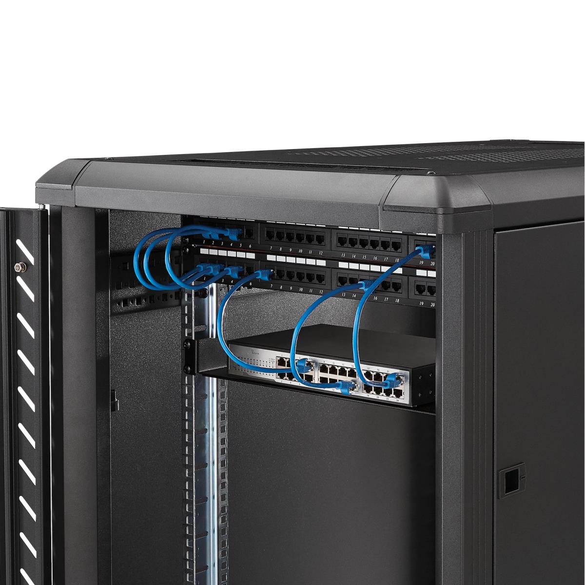 Universal Fixed Server Rack Cabinet Shelf - 19in 1u