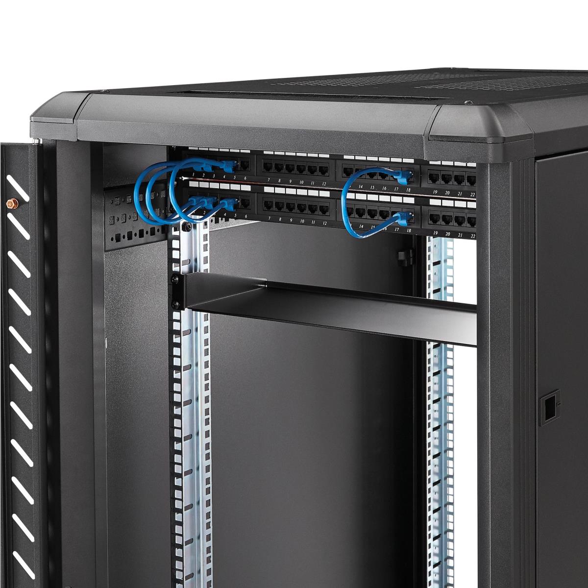 Universal Fixed Server Rack Cabinet Shelf - 19in 1u