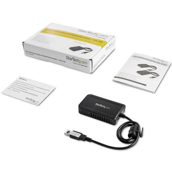 USB To Vga External Video Card Multi Monitor Adapter 1920x1200