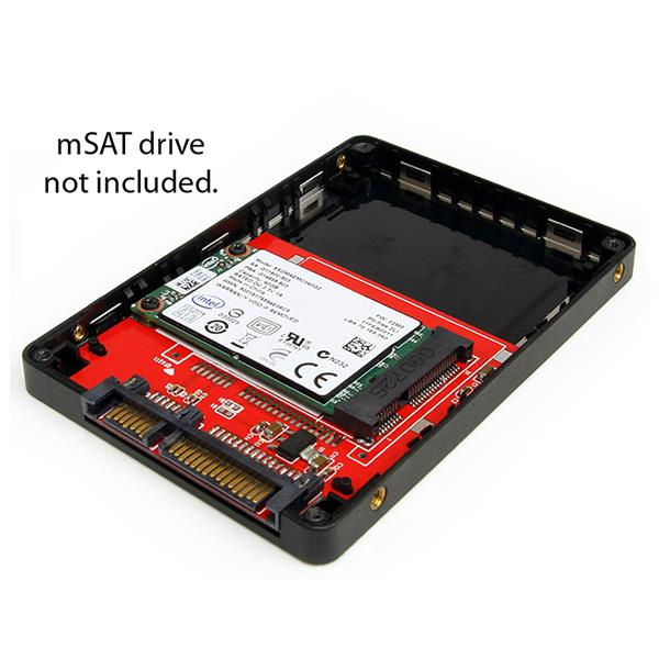 Sata To Mini SATA SSD Adapter Enclosure 2.5in