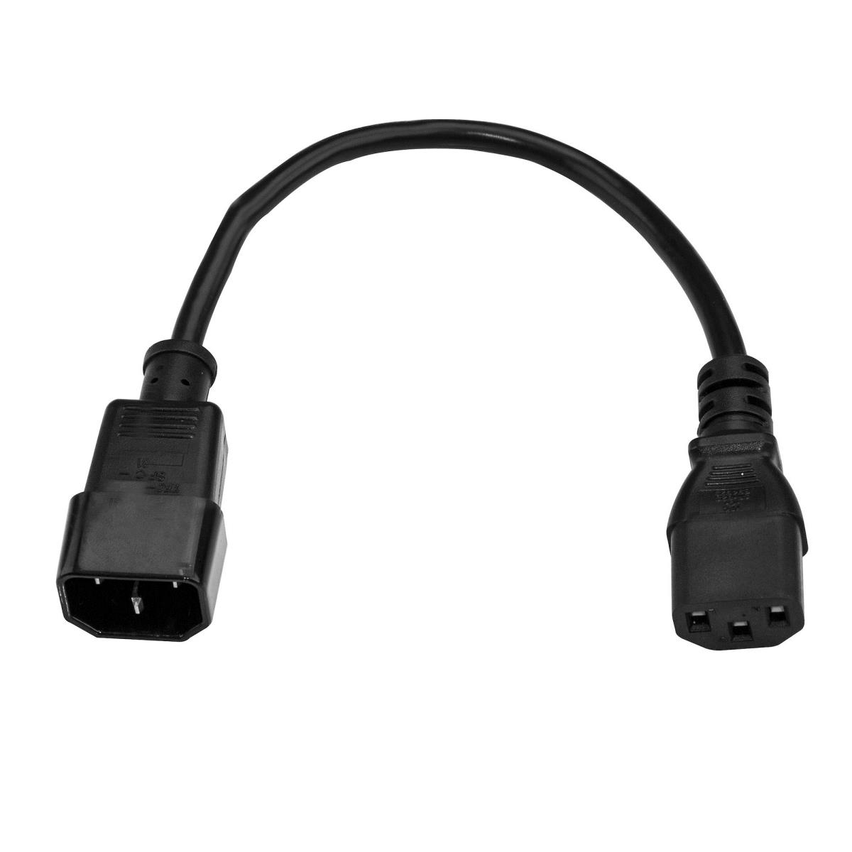 Computer Power Cord Extension 14 Awg - C14 To C13 2m