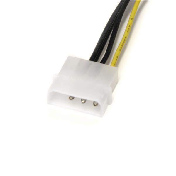 Power Adapter Cable Low Profile4 To 8 Pin Pci-e Video Card 6in