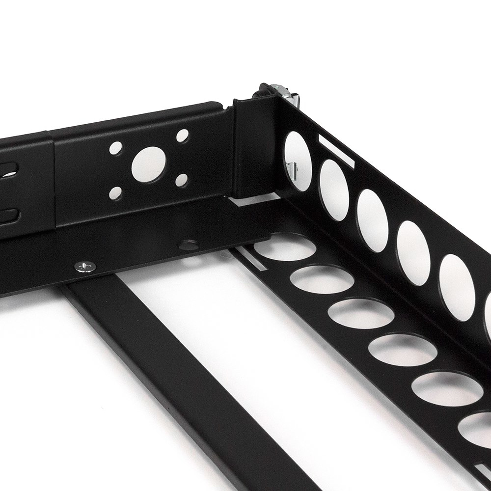 Universal Server Rack Rails 1u Fixed 19 Inch Adjustable Depth