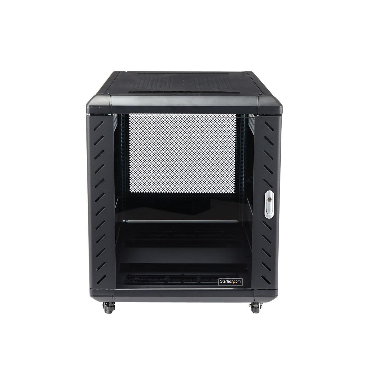 Knock-down Server Rack Cabinet With Casters 12u 36in