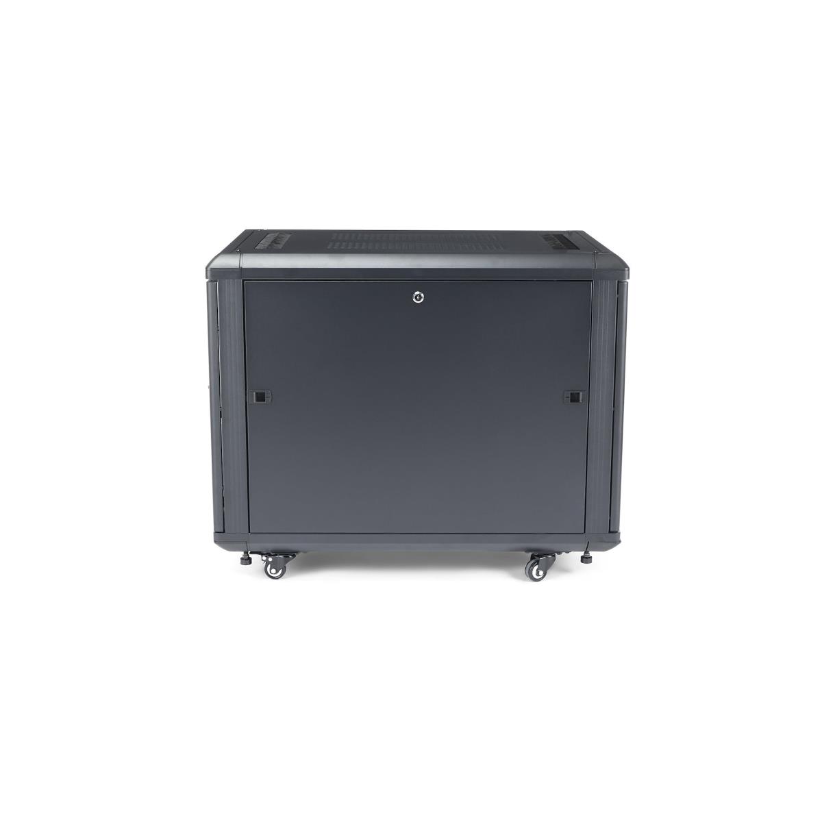 Knock-down Server Rack Cabinet With Casters 12u 36in