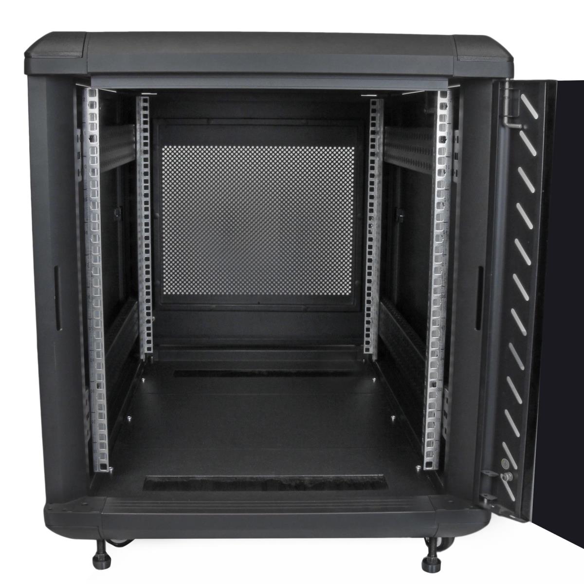 Knock-down Server Rack Cabinet With Casters 12u 36in