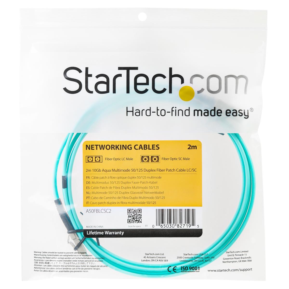 Fiber Patch Cable - Lc / Lc - Multimode 50/125 2m