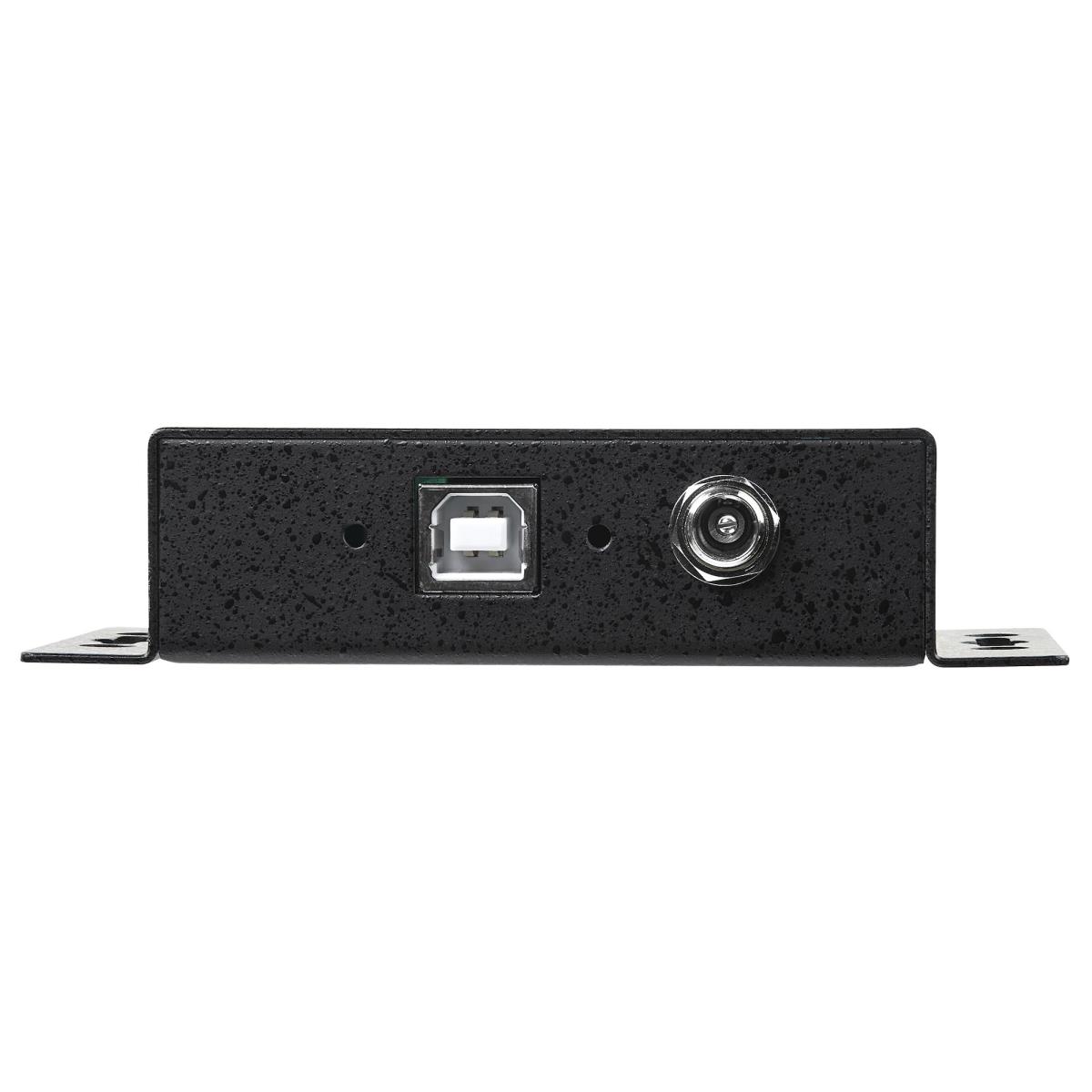 2 Port Industrial Wall Mountable USB To Serial Adapter Hub With Din Rail ClIPS