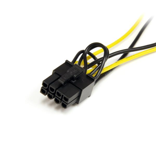 SATA Power To 8 Pin Pci-e Video Card Power Cable Adapter 6in