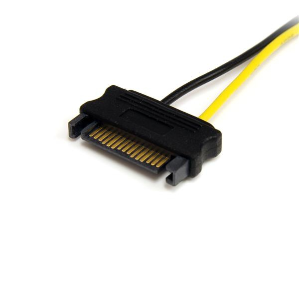 SATA Power To 8 Pin Pci-e Video Card Power Cable Adapter 6in