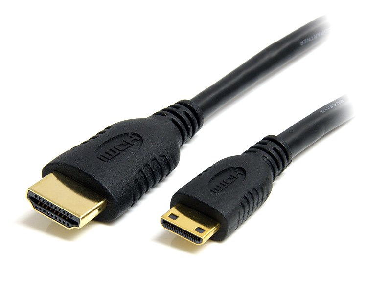 High Speed Hdmi Cable With Ethernet - Hdmi To Hdmi Mini- M/m 1m