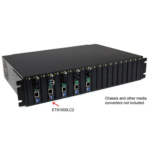 Fiber Media Converter Gigabit 1000mbps Mm Fibre Lc 550m