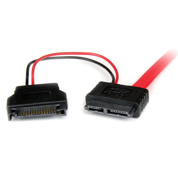 Power Cable Adapter Slimline SATA Female To SATA With SATA 0.5m